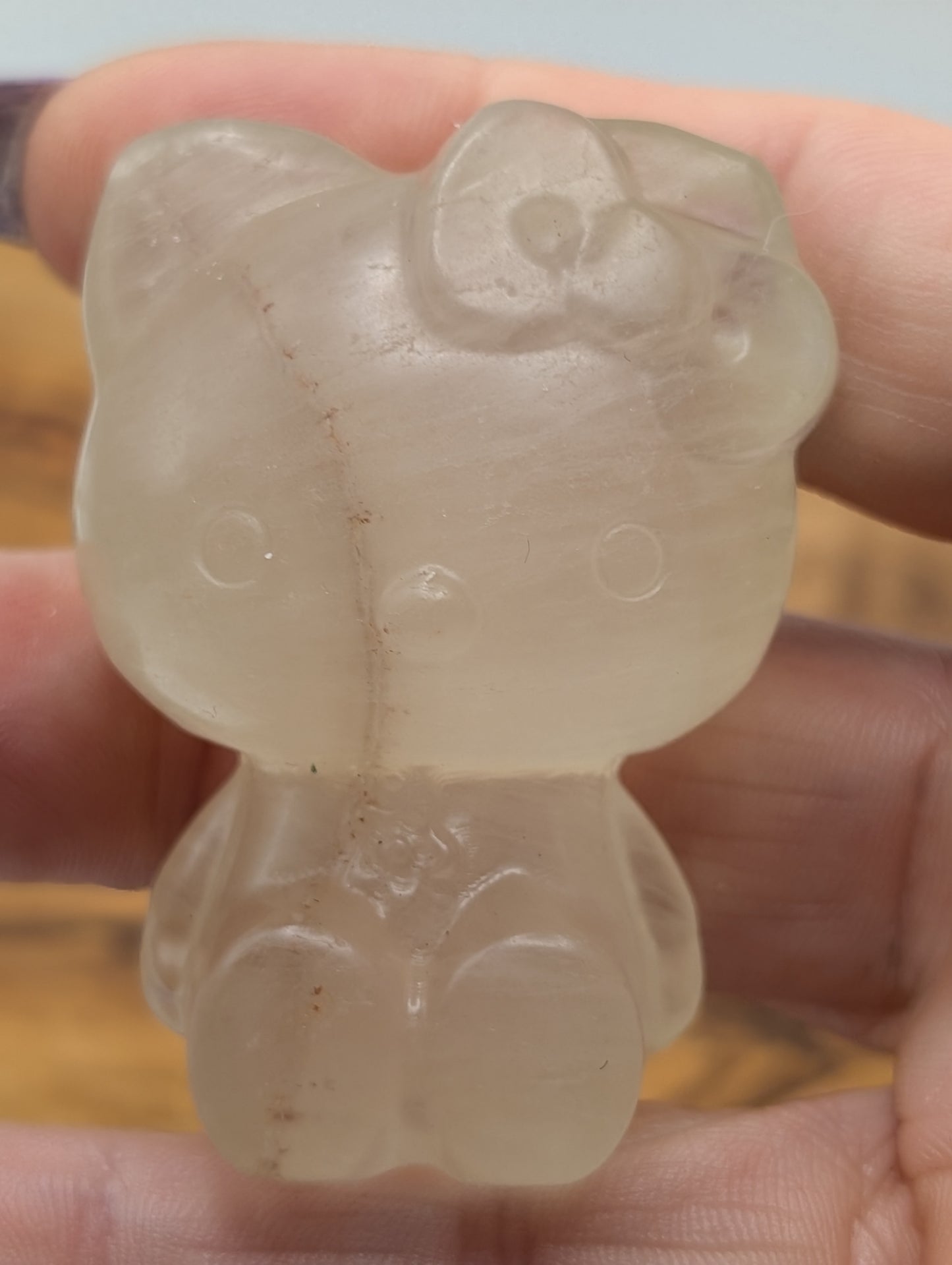 Fluorite Hello Kitty Carvings