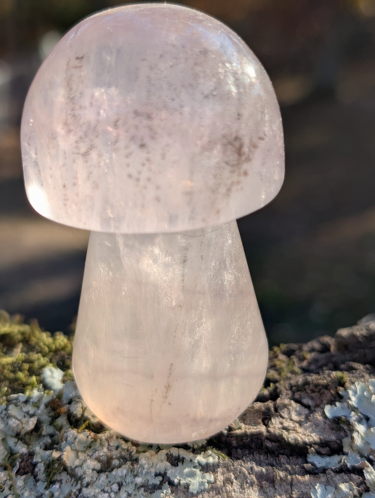 Light Purple Fluorite Mushroom - Healing Crystal