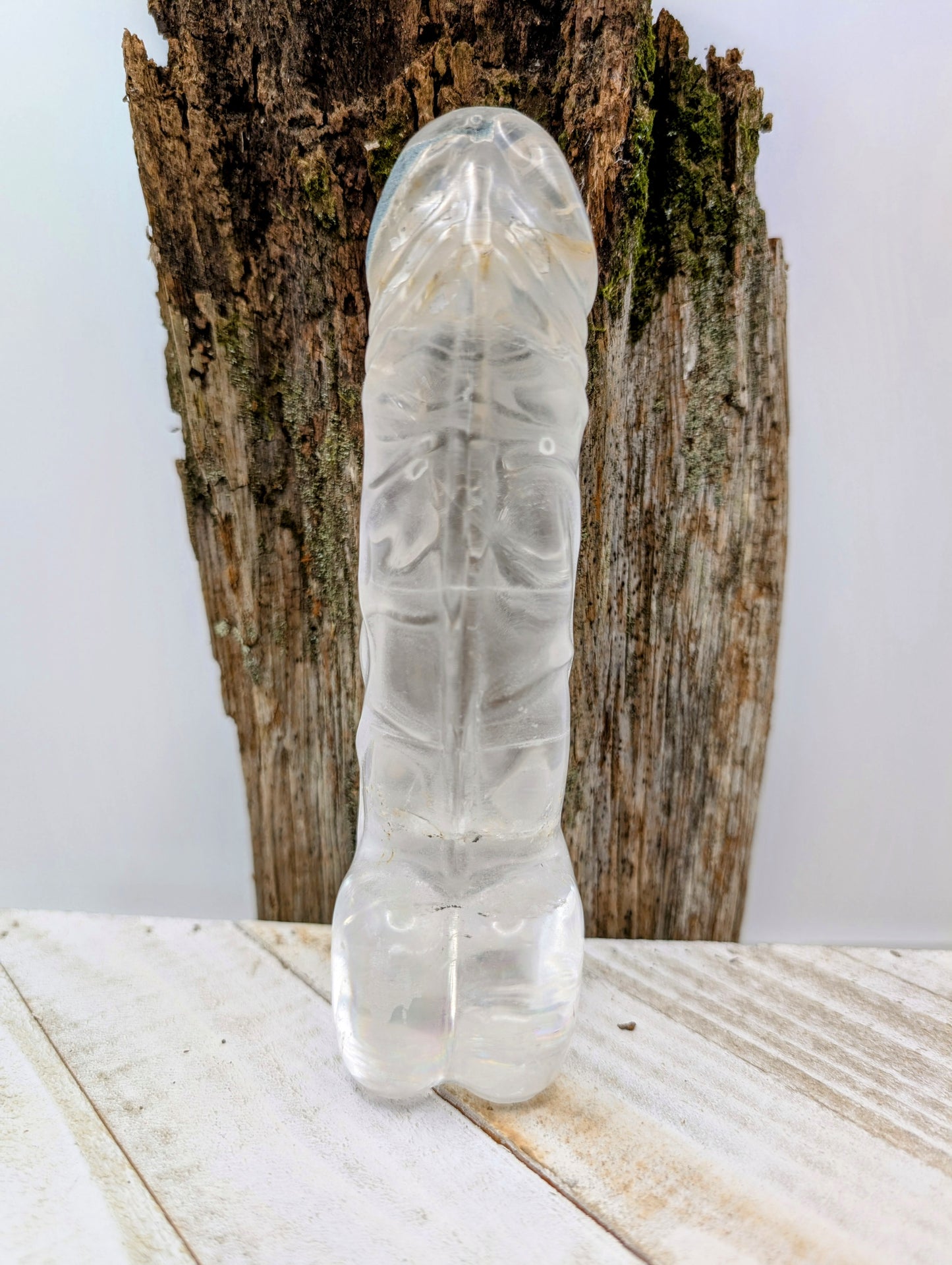 Crystal Carving, Large Phallus - Men's Penis (Garden Quartz, Sodalite, Rose Quartz, Zebra Jasper)