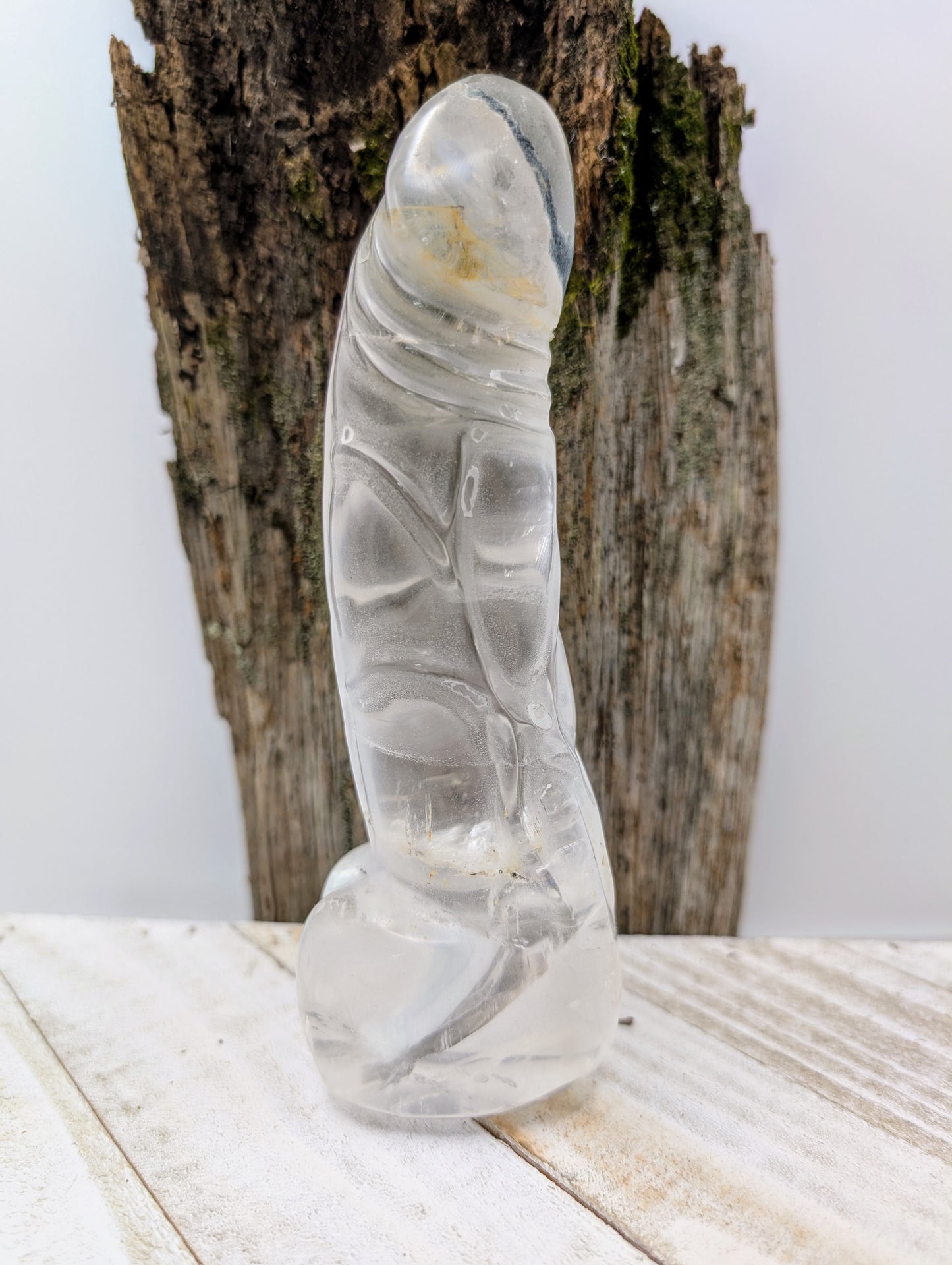 Crystal Carving, Large Phallus - Men's Penis (Garden Quartz, Sodalite, Rose Quartz, Zebra Jasper)