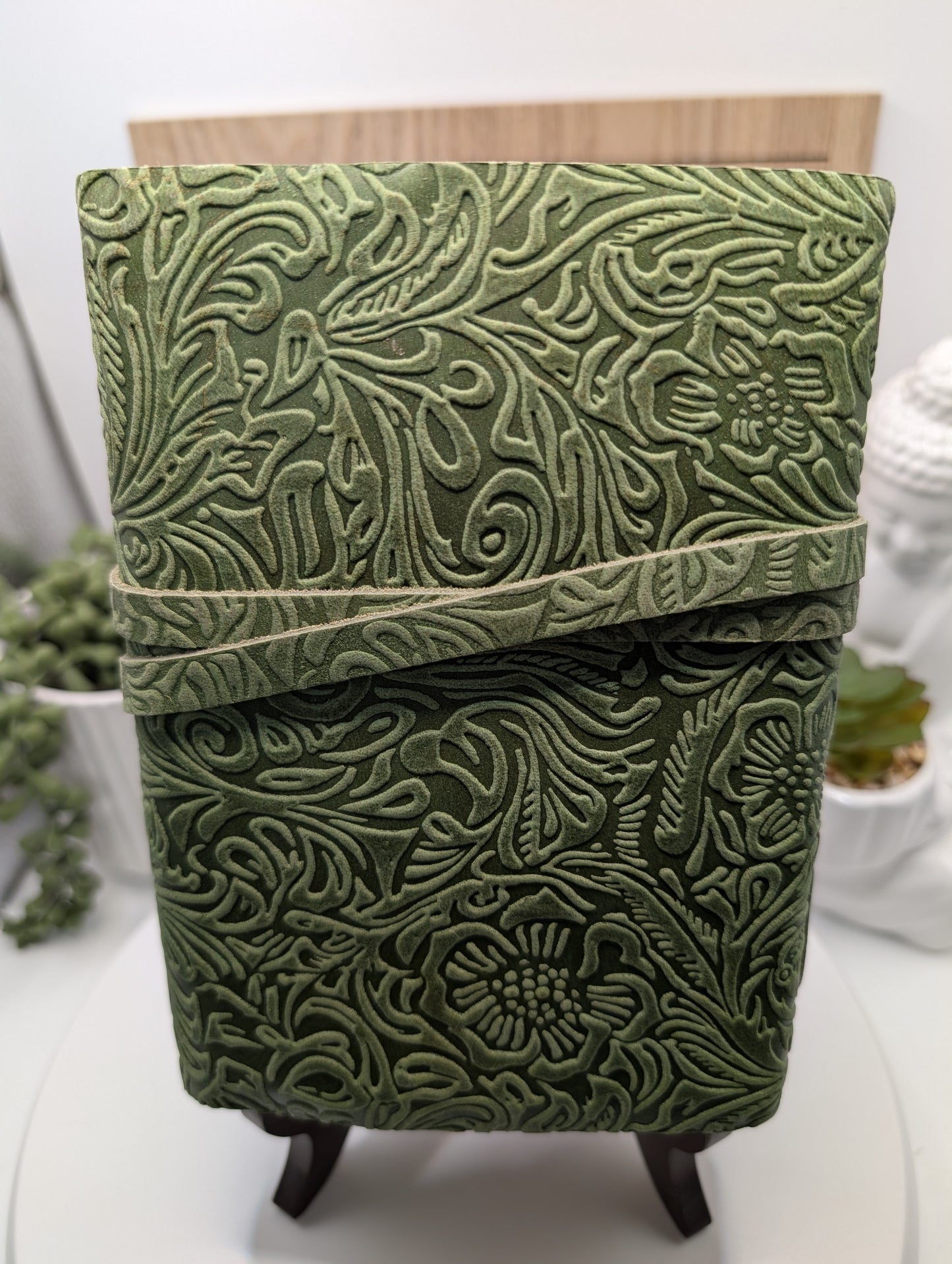 Handmade Genuine Leather Journals with Skeleton Key Closures