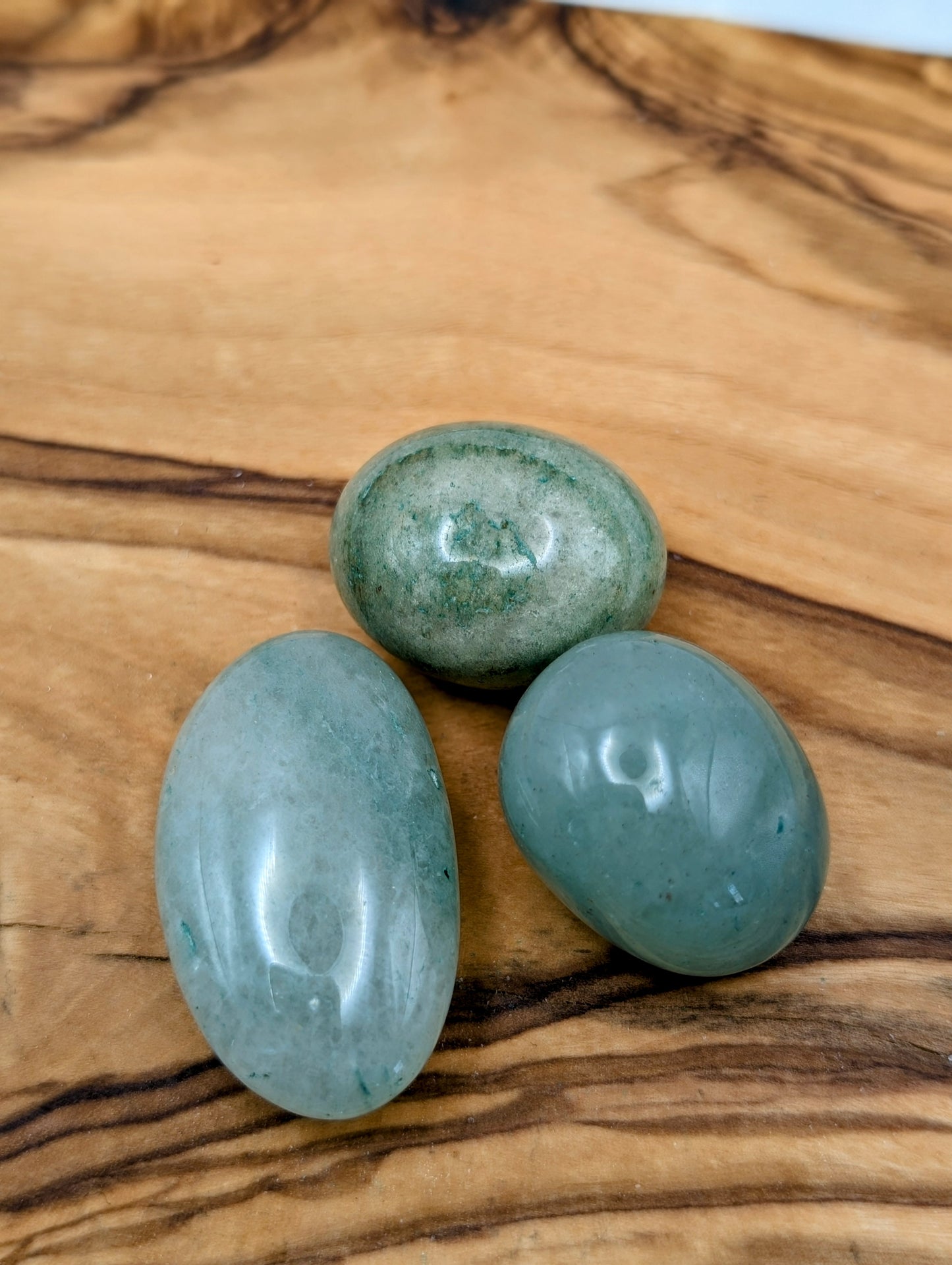 Green Chalcedony Tumbles