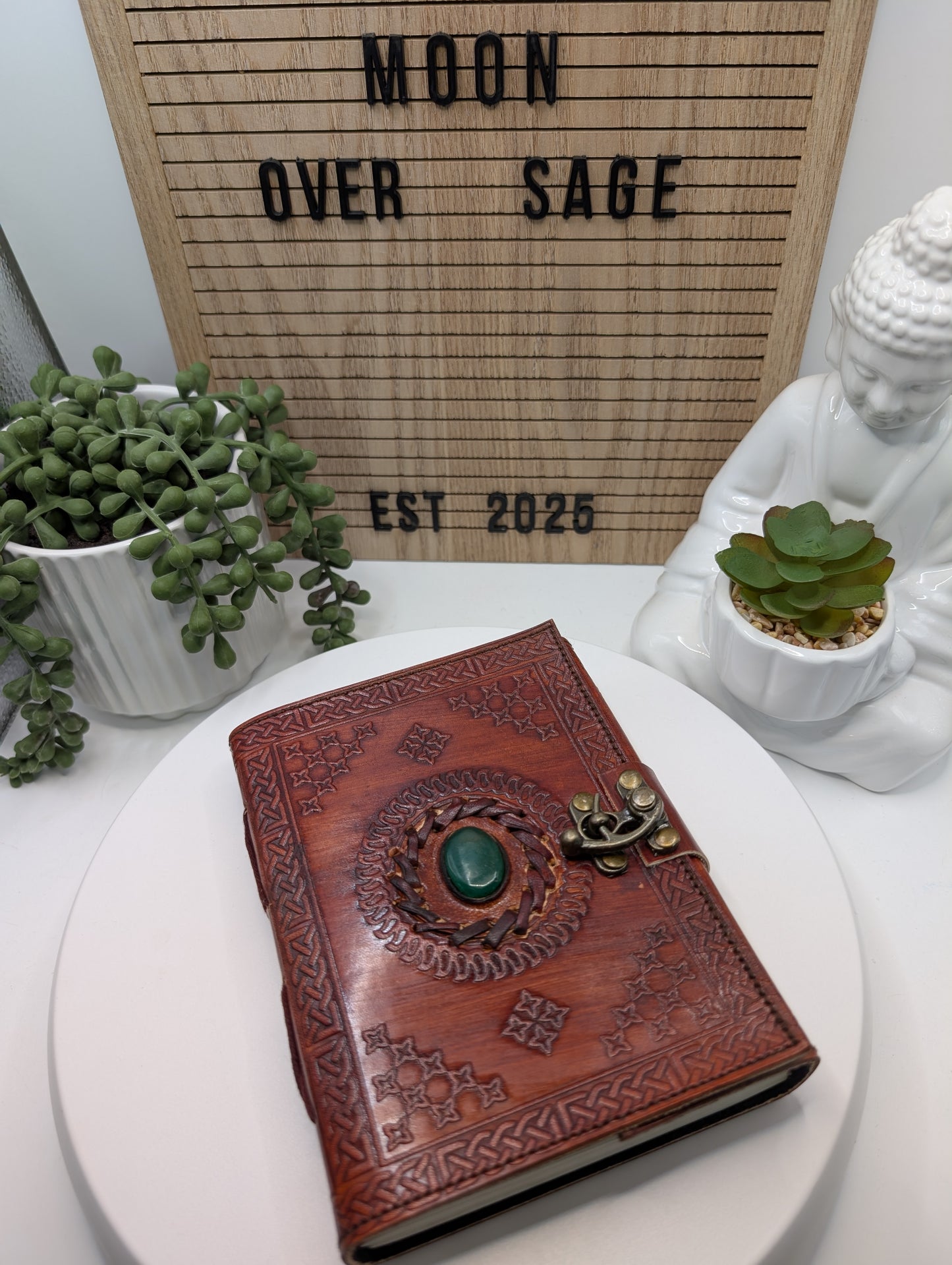 Genuine Leather Hocus Pocus Journal - 5 x 7 Size