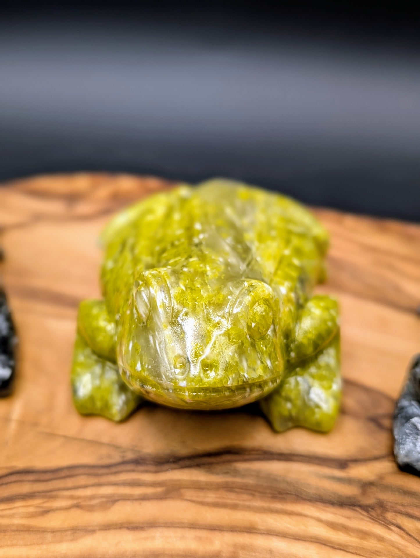 Crystal Frog Carvings