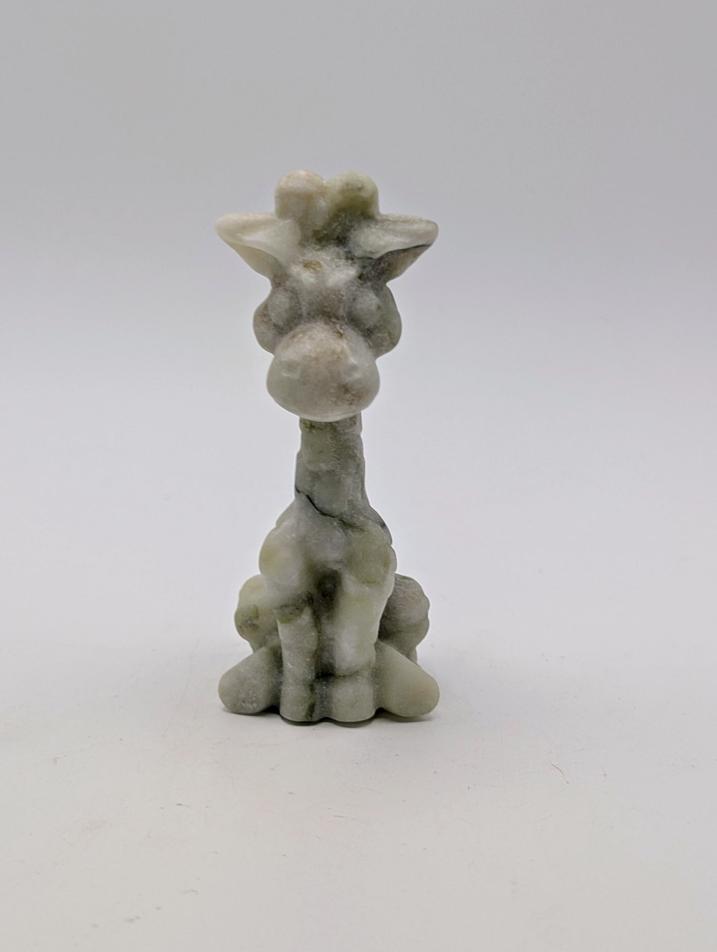 Crystal Giraffe Carvings in Various Stones