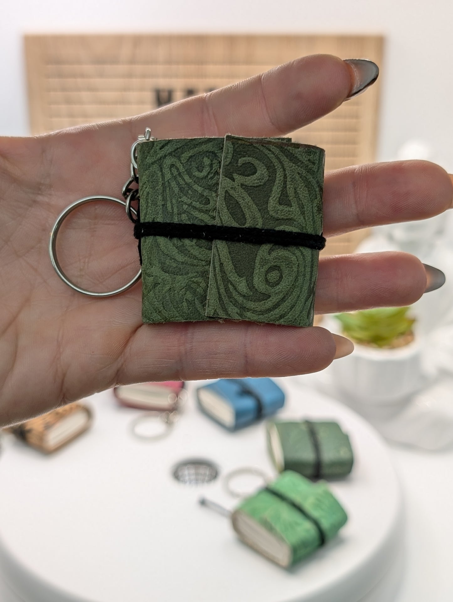 Leather Journal Keychains!!