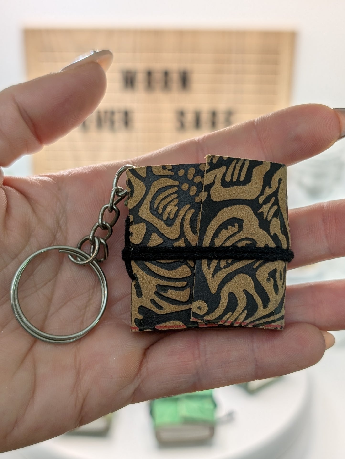 Leather Journal Keychains!!