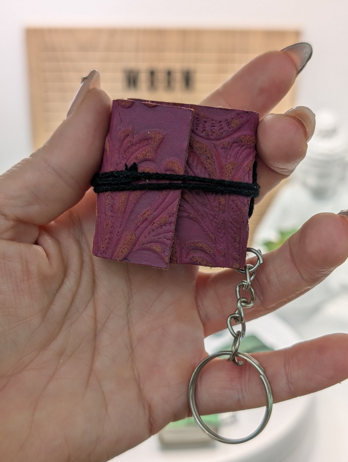 Leather Journal Keychains!!