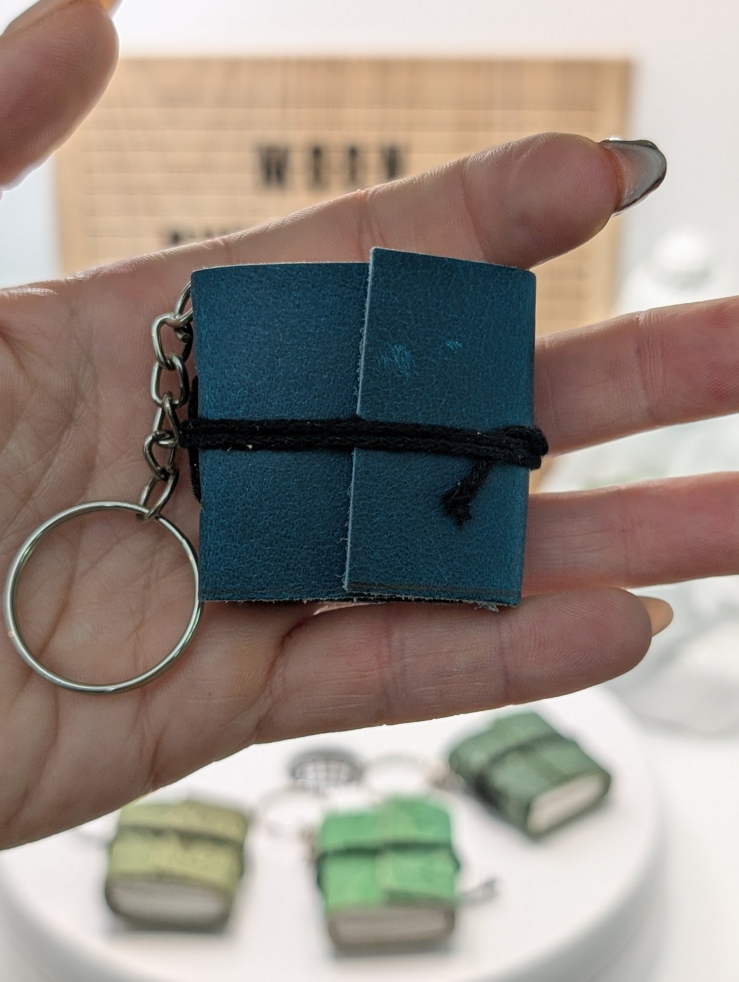 Leather Journal Keychains!!