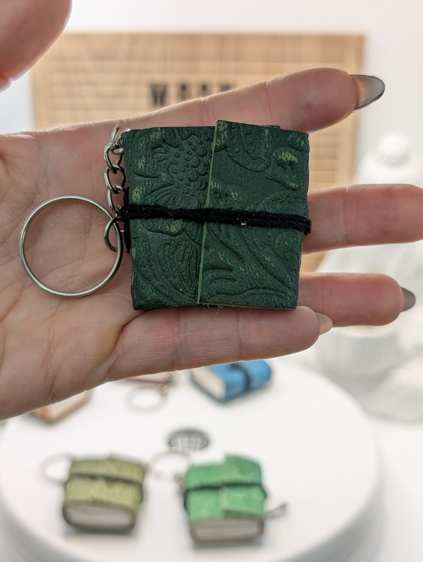Leather Journal Keychains!!