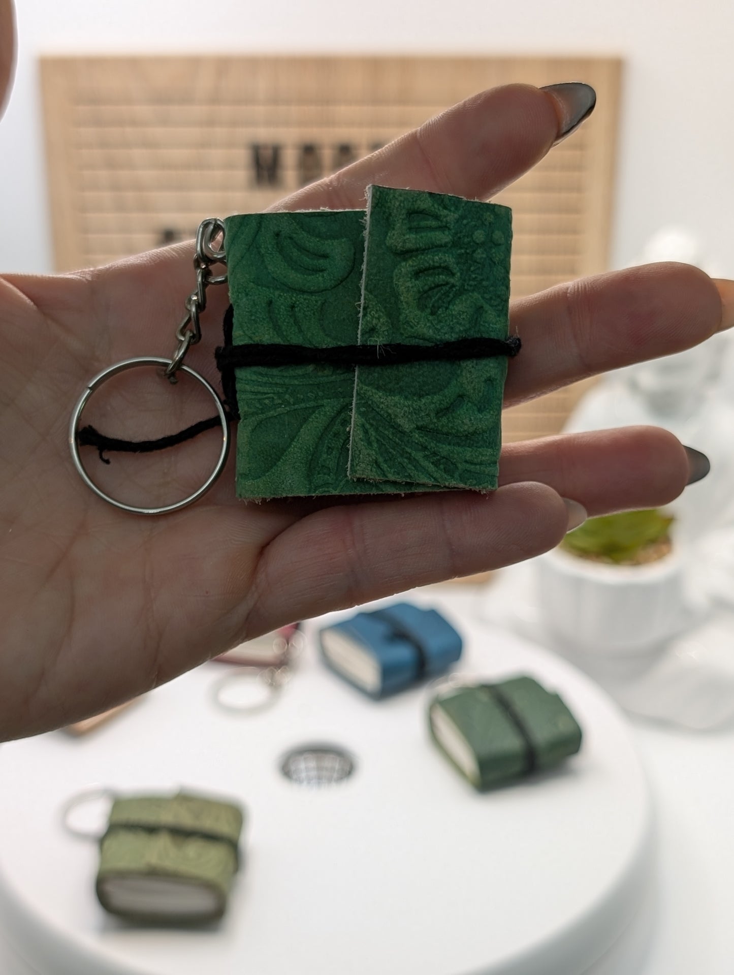 Leather Journal Keychains!!