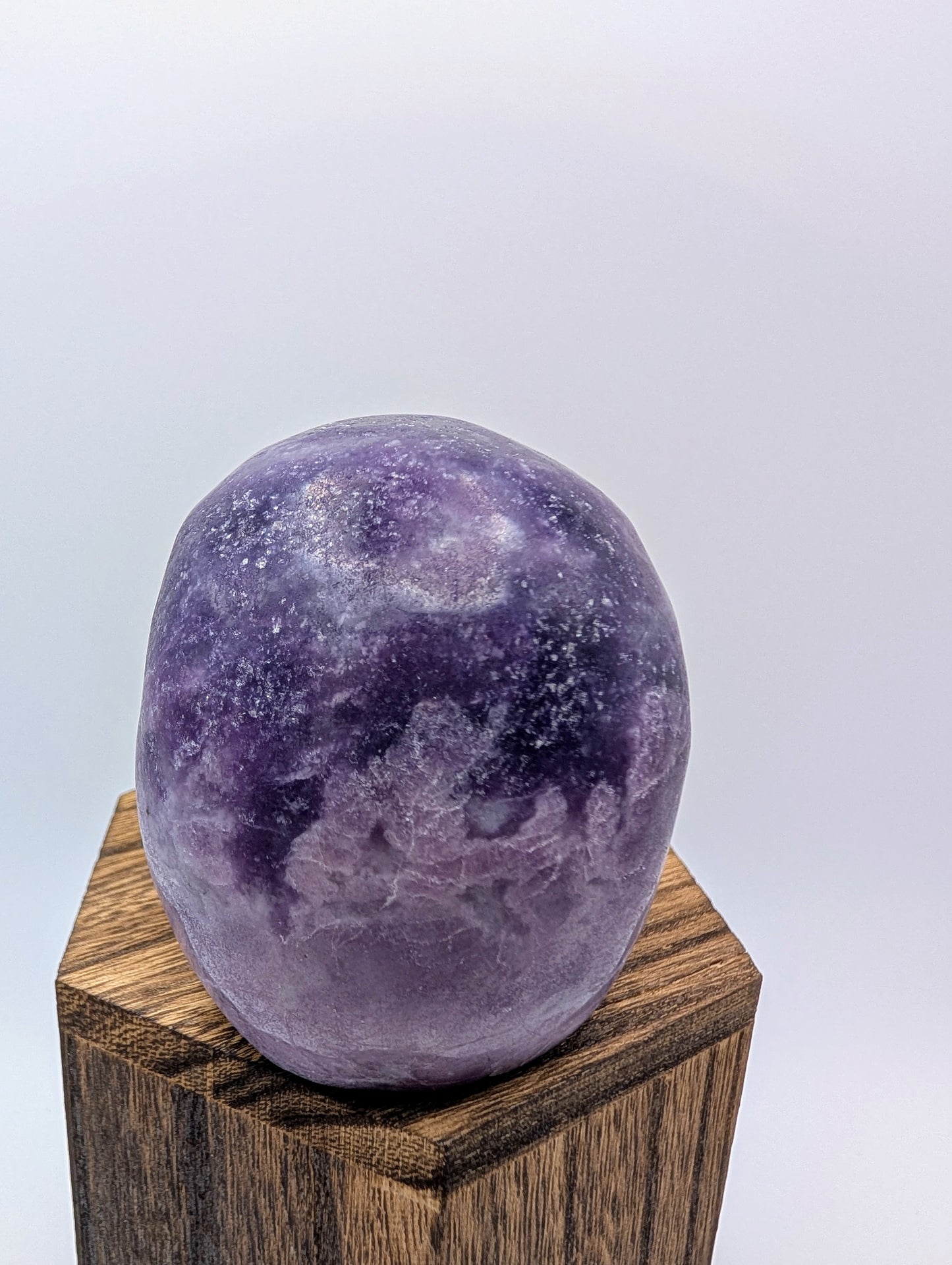 Lepidolite Crystal Skulls - Purple Mica