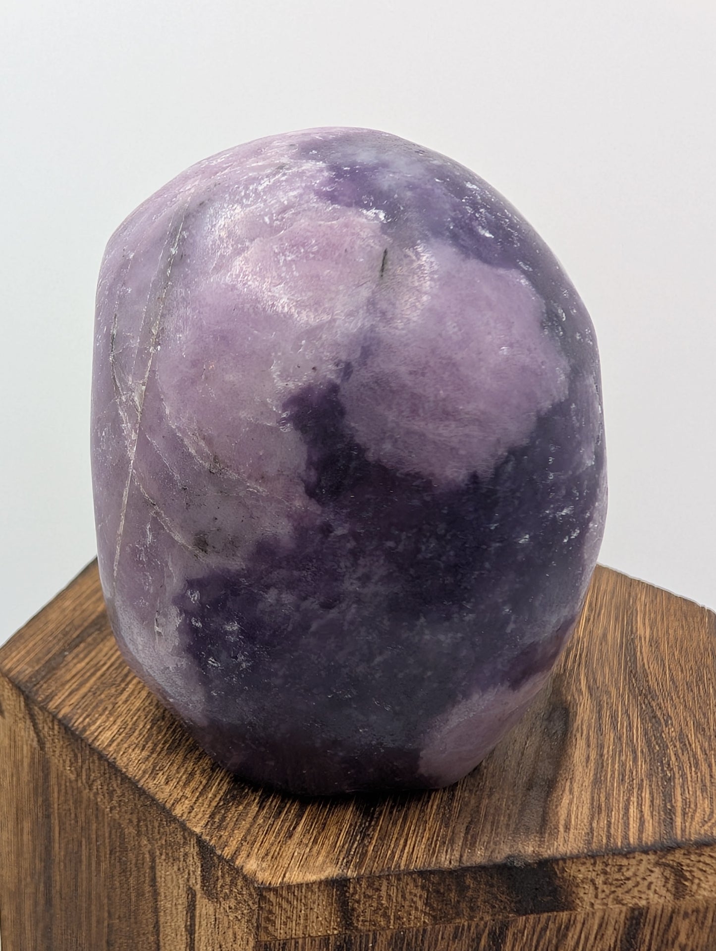 Lepidolite Crystal Skulls - Purple Mica