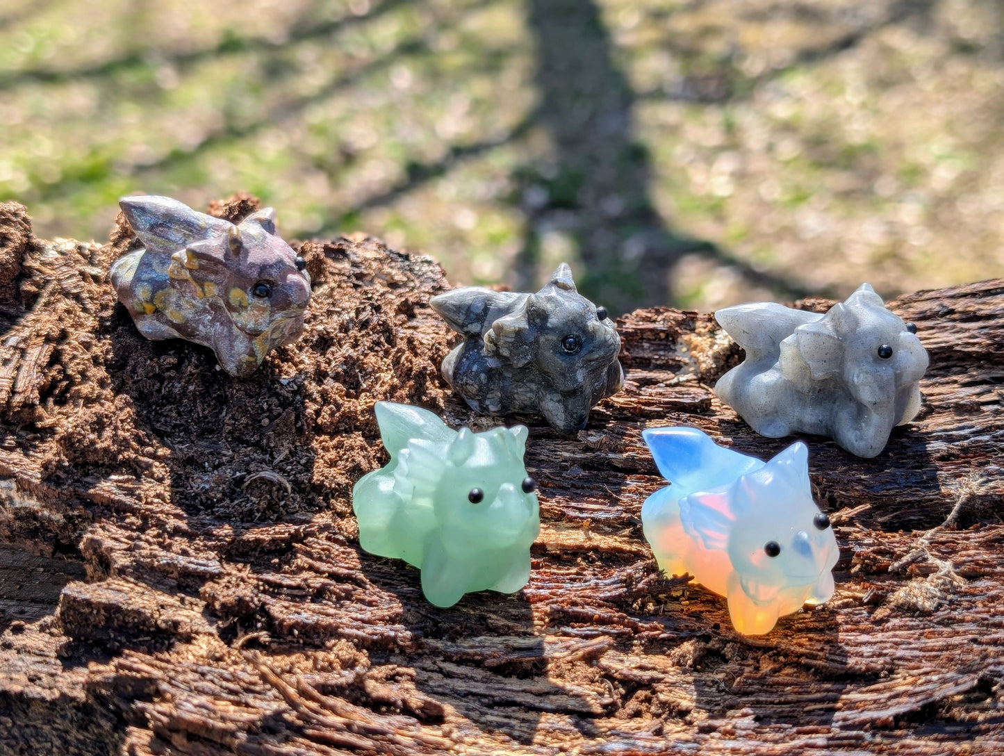 Baby Dragon Crystal Figurines