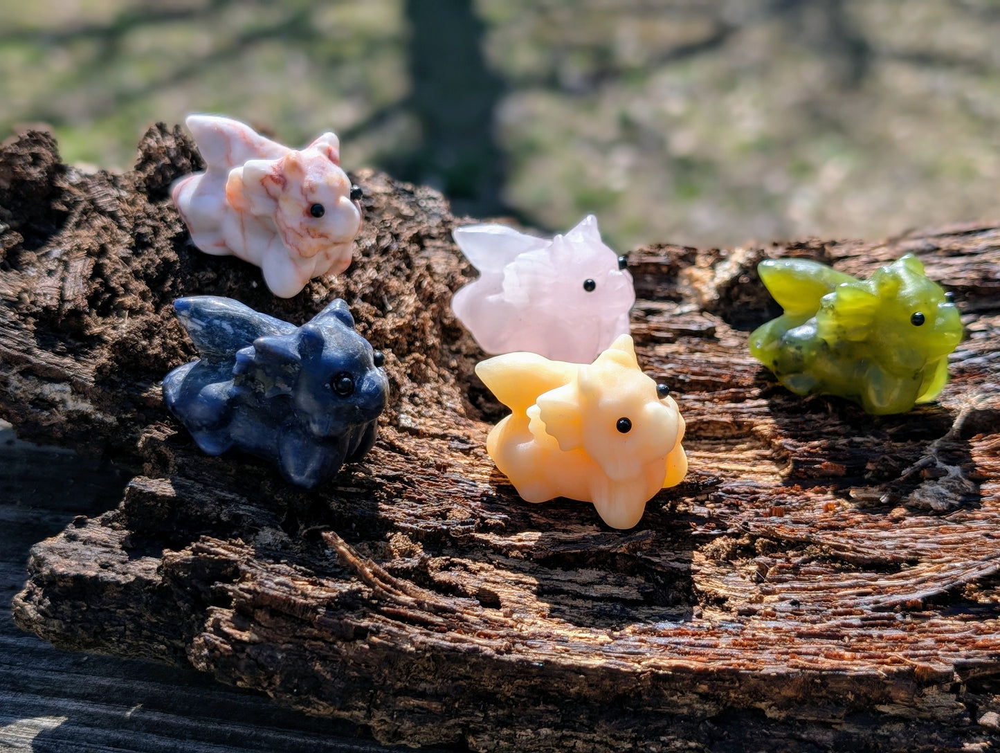 Baby Dragon Crystal Figurines