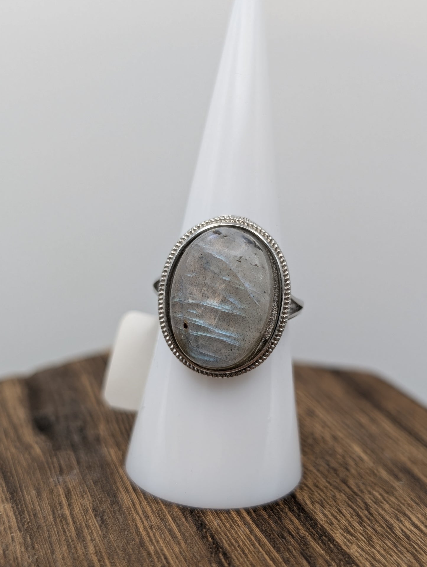 Semi Precious Crystal Gemstones & Birthstone Rings in Common Silver