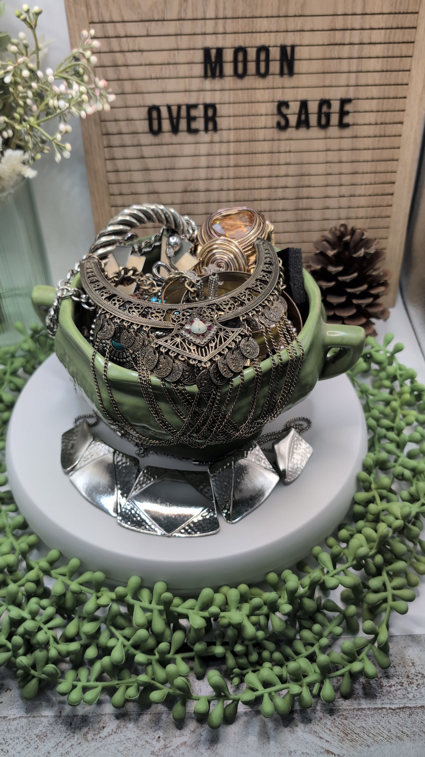 Mystery Jewelry Jar - Goddess Hecate Inspired