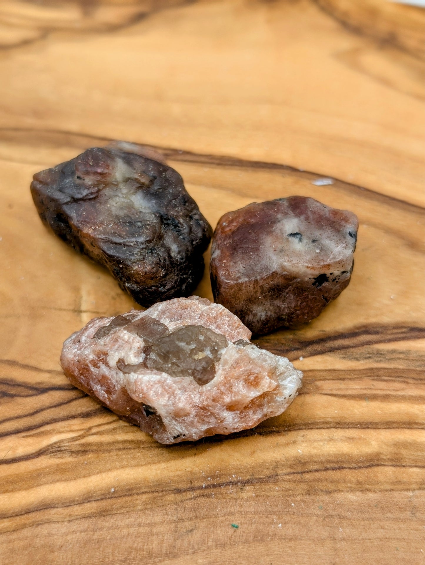 Golden Sunstone Raw Tumbles - Med to Large