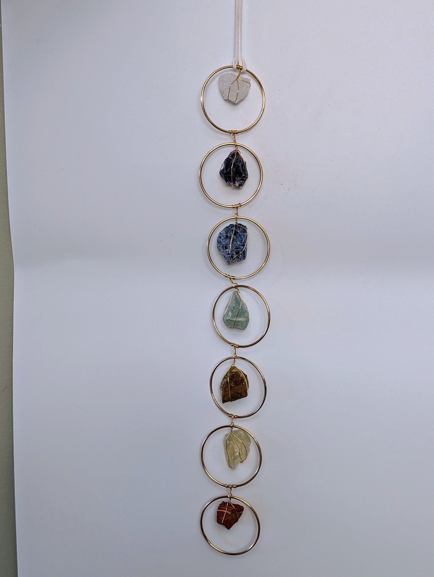 Healing Crystal - 7 Chakras Wall Hanging or Sun Catcher