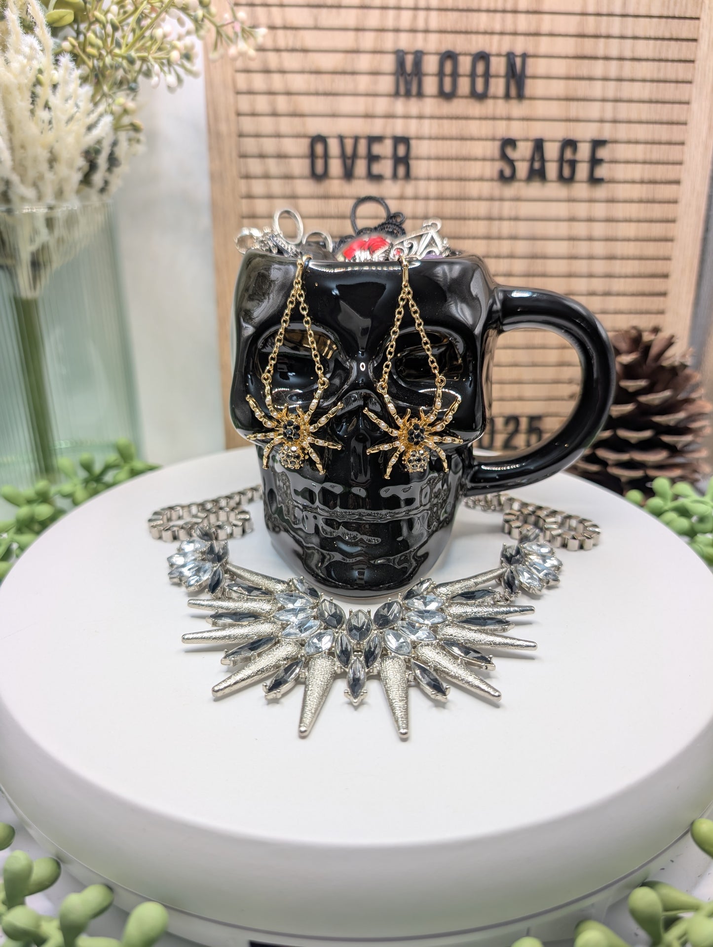 Mystery Jewelry Jar - Gothic Themed