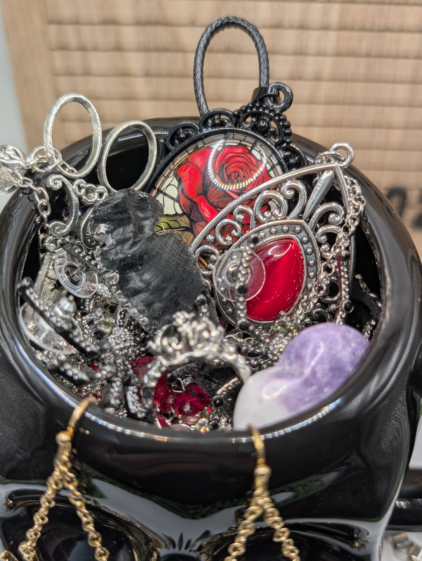 Mystery Jewelry Jar - Gothic Themed