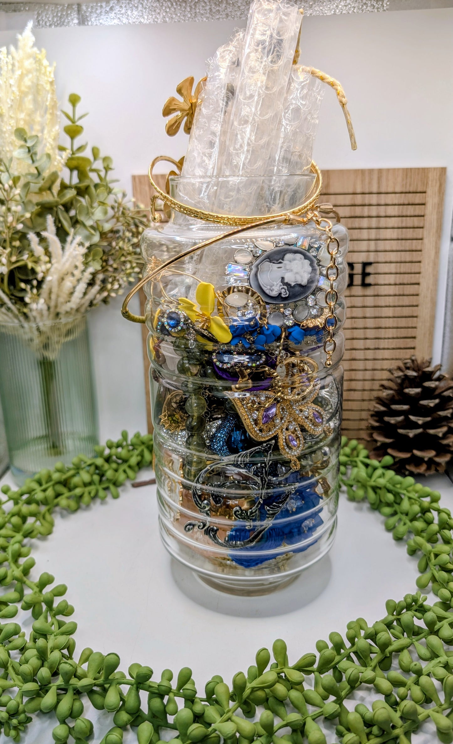 Custom Jewelry Jar For Vanessa Garcia