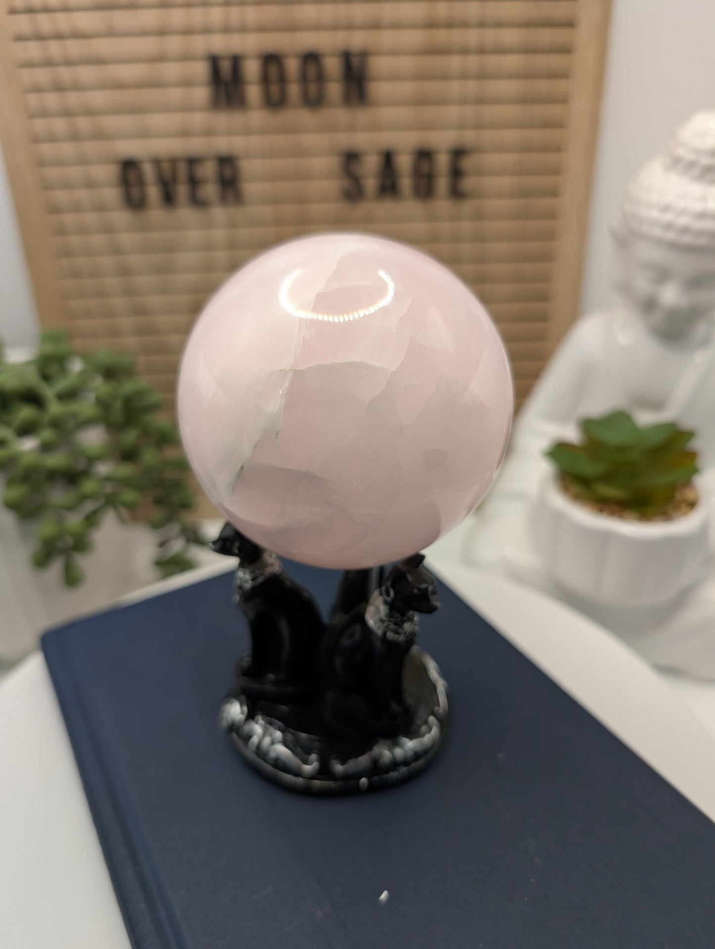 HQ Pink Calcite Spheres - Stunning UV Reaction!