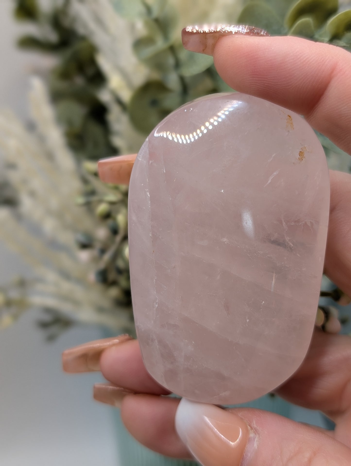 Rose Quartz Palm Stones