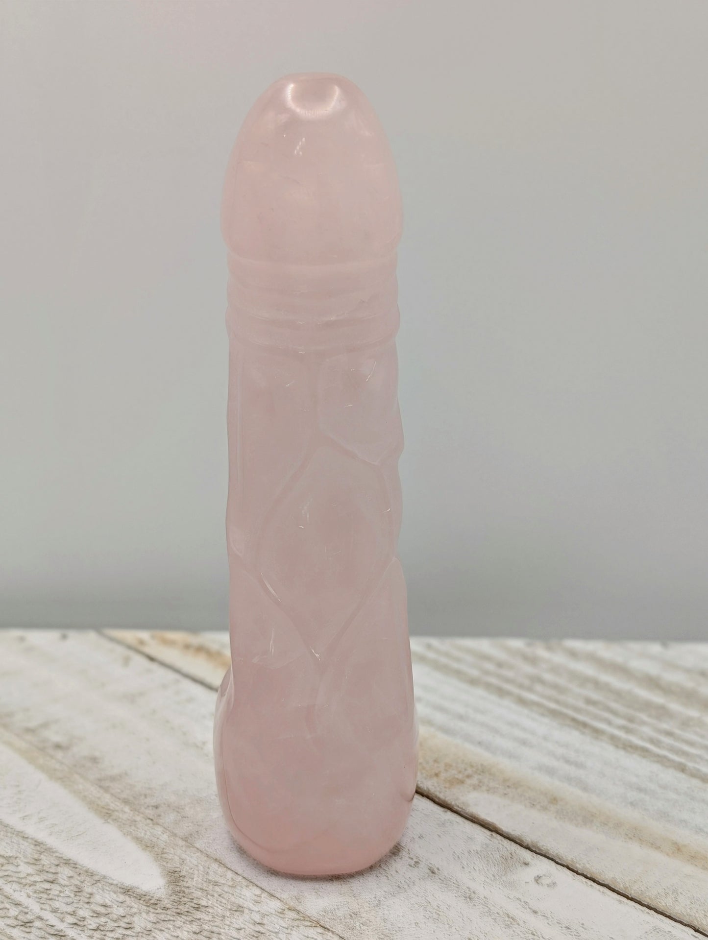 Crystal Carving, Large Phallus - Men's Penis (Garden Quartz, Sodalite, Rose Quartz, Zebra Jasper)