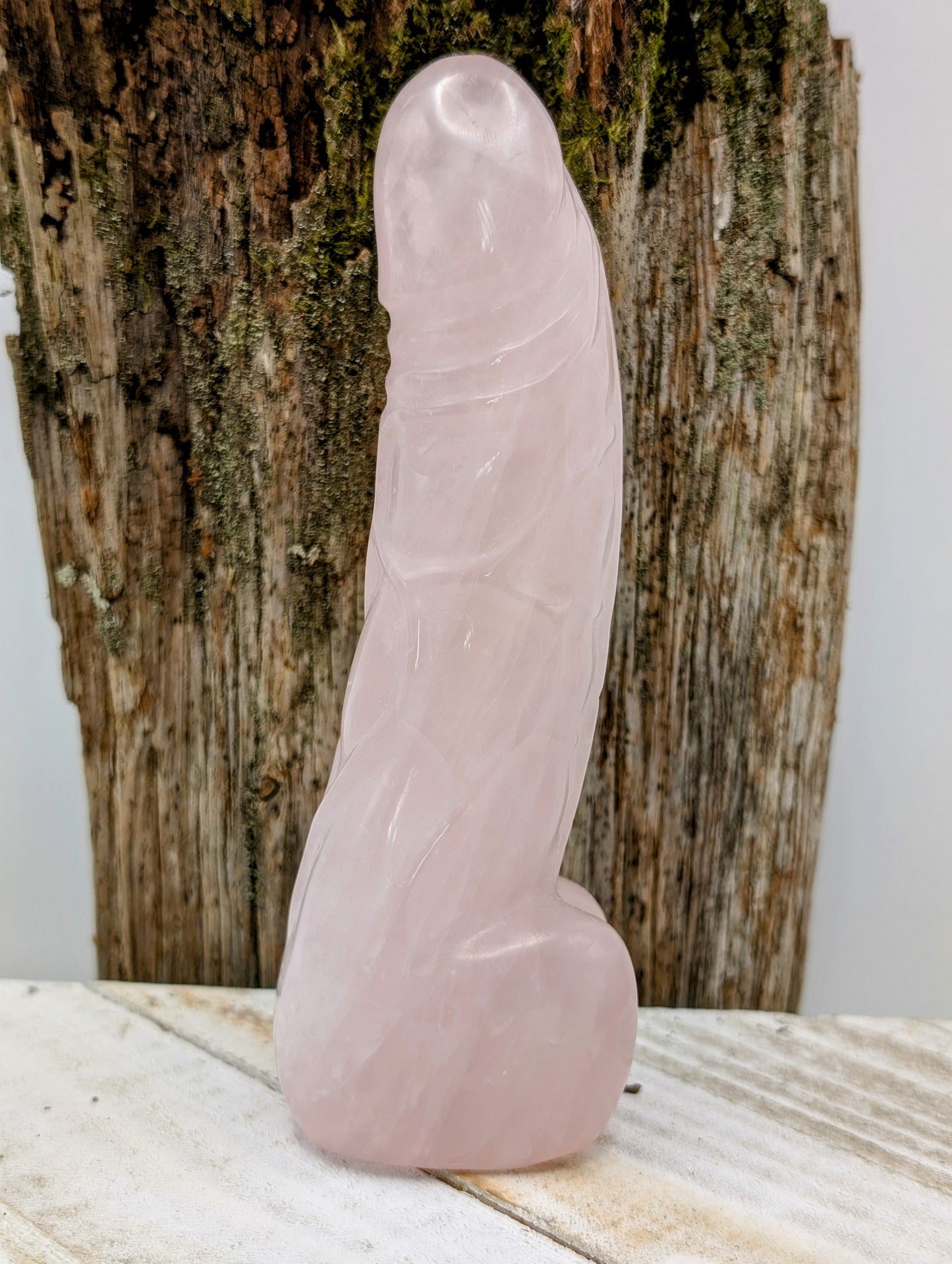 Crystal Carving, Large Phallus - Men's Penis (Garden Quartz, Sodalite, Rose Quartz, Zebra Jasper)