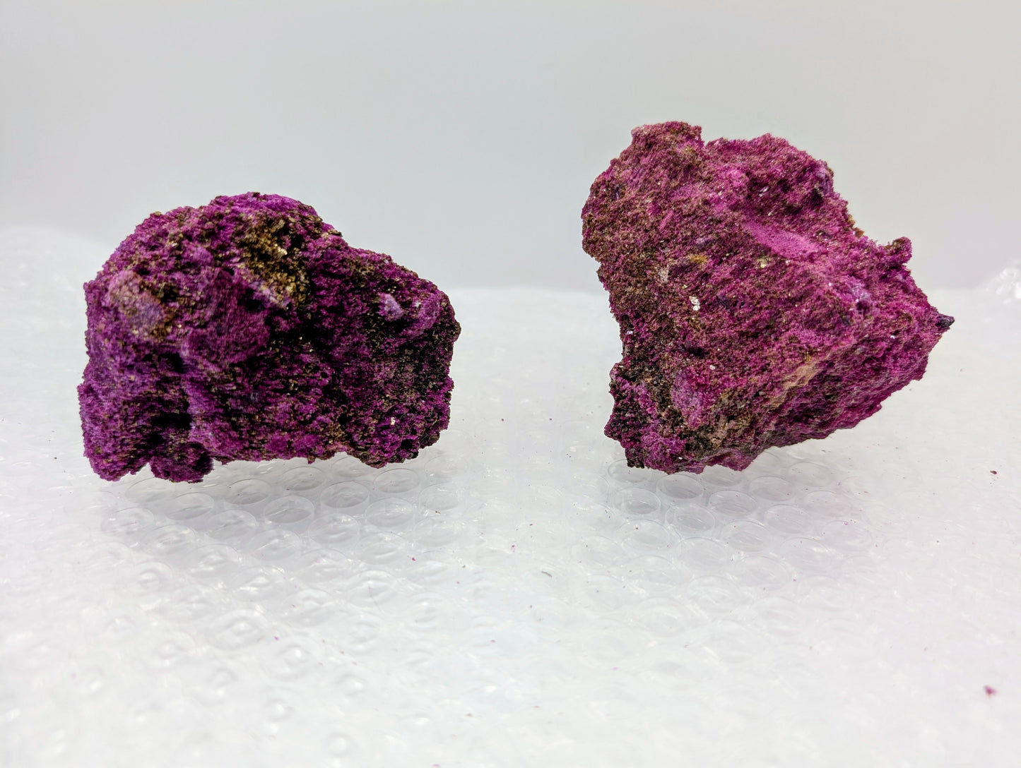 Raw Ruby Specimens - Bright UV Reactions!!