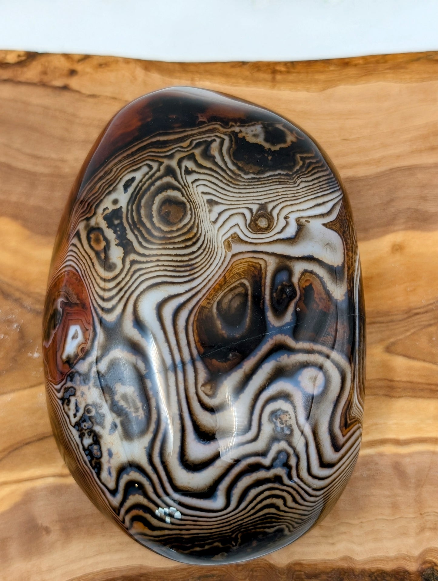 Sardonyx Palm Stones - Extra Large Size