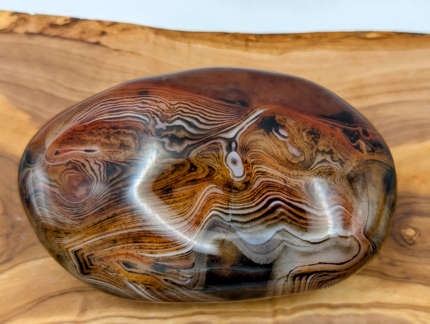 Sardonyx Palm Stones - Extra Large Size
