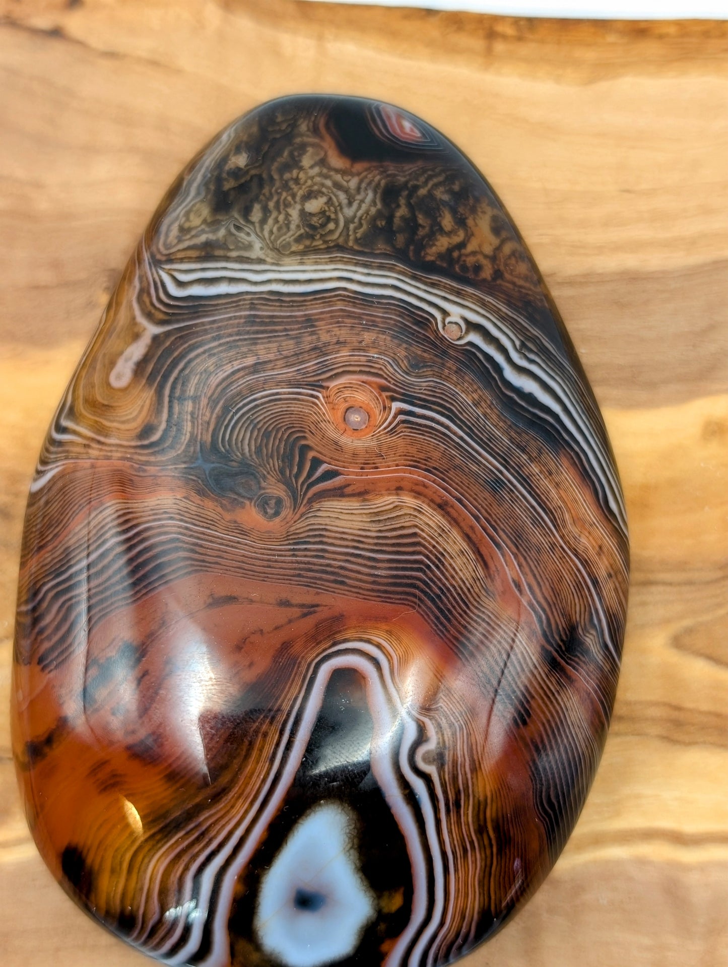 Sardonyx Palm Stones - Extra Large Size