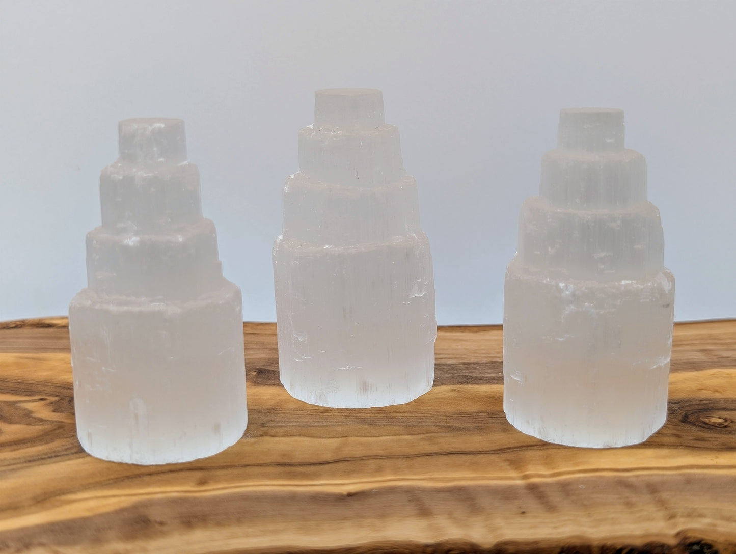 Selenite Tapered Towers - Satin Spar, Gypsum Family