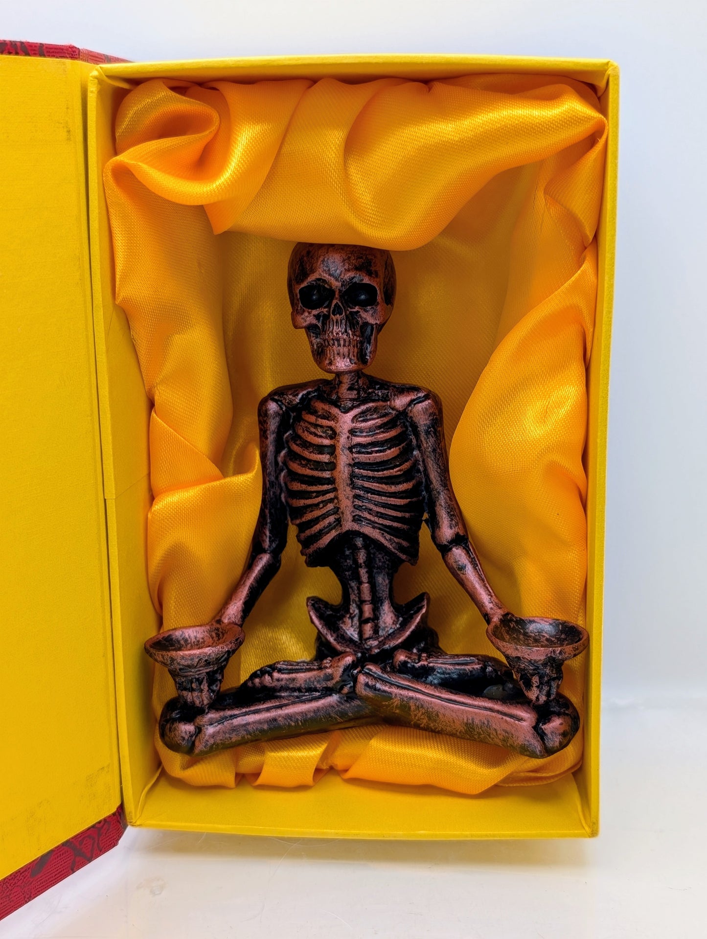 Skeleton Resin Sphere Stand in Bronze and Gold Colors - Come in Gift Boxes!