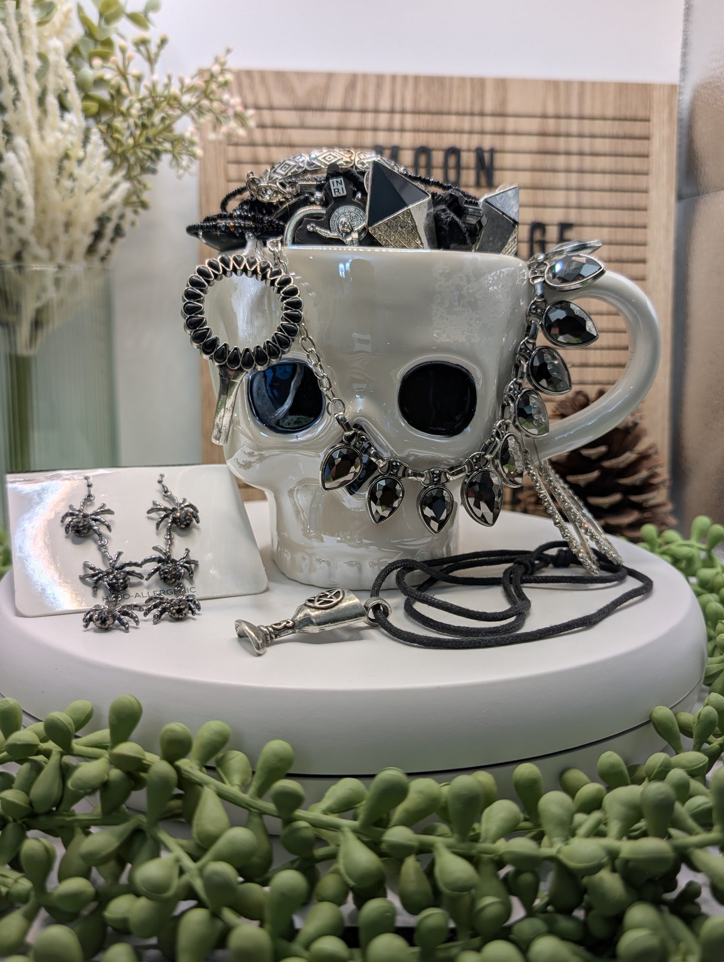 Mystery Jewelry Jar - Gothic Themed