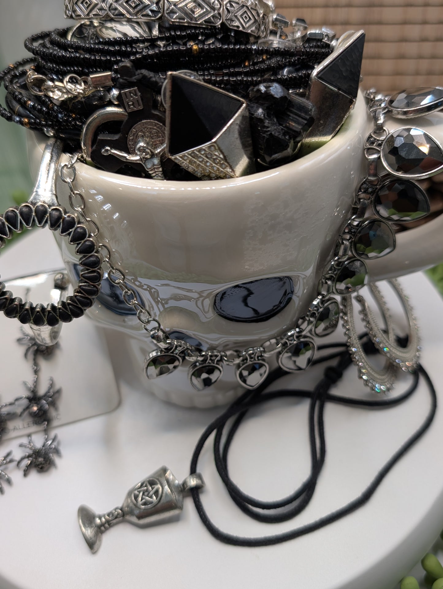 Mystery Jewelry Jar - Gothic Themed