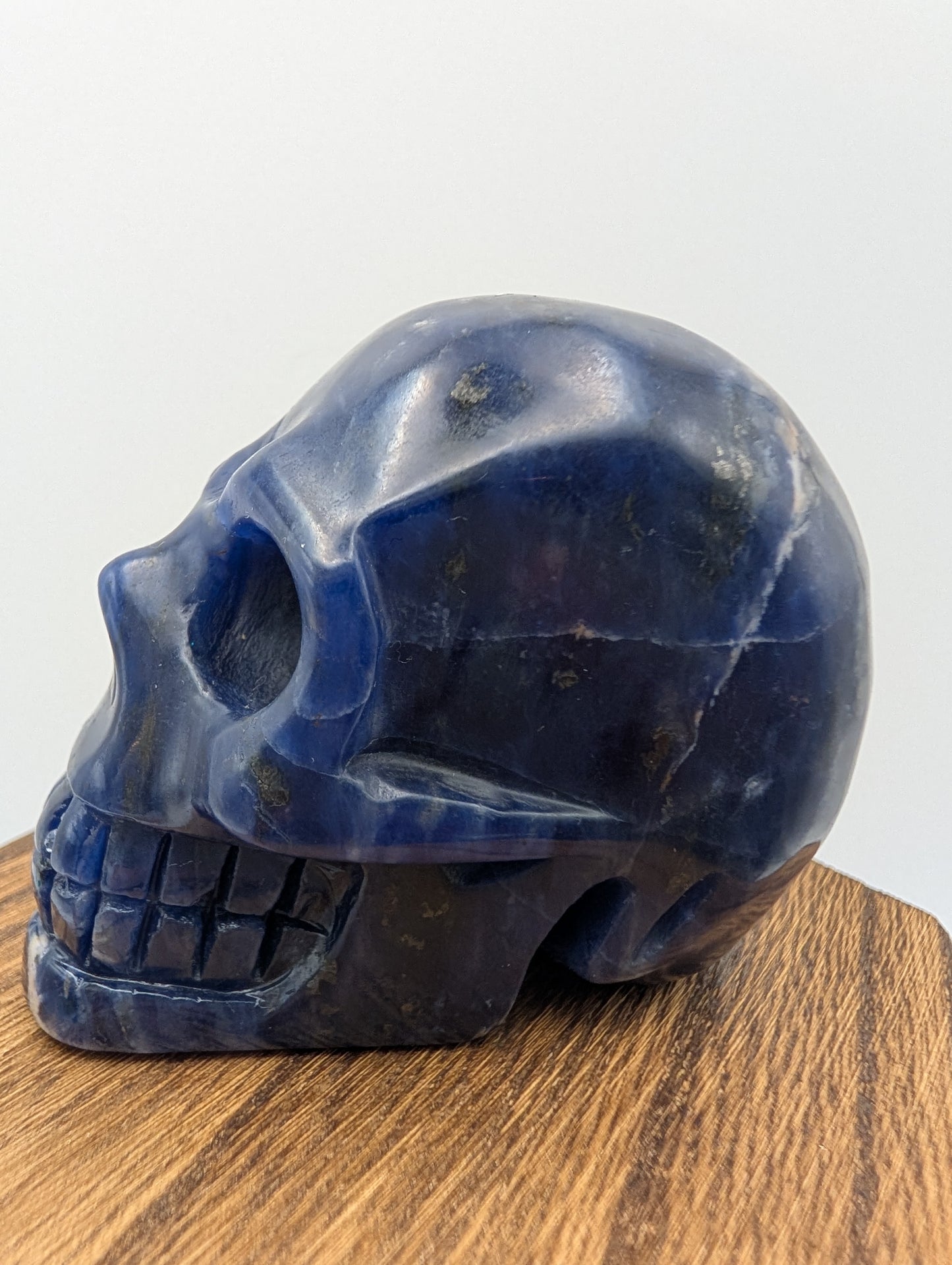 Blue Sodalite Crystal Skull Carvings