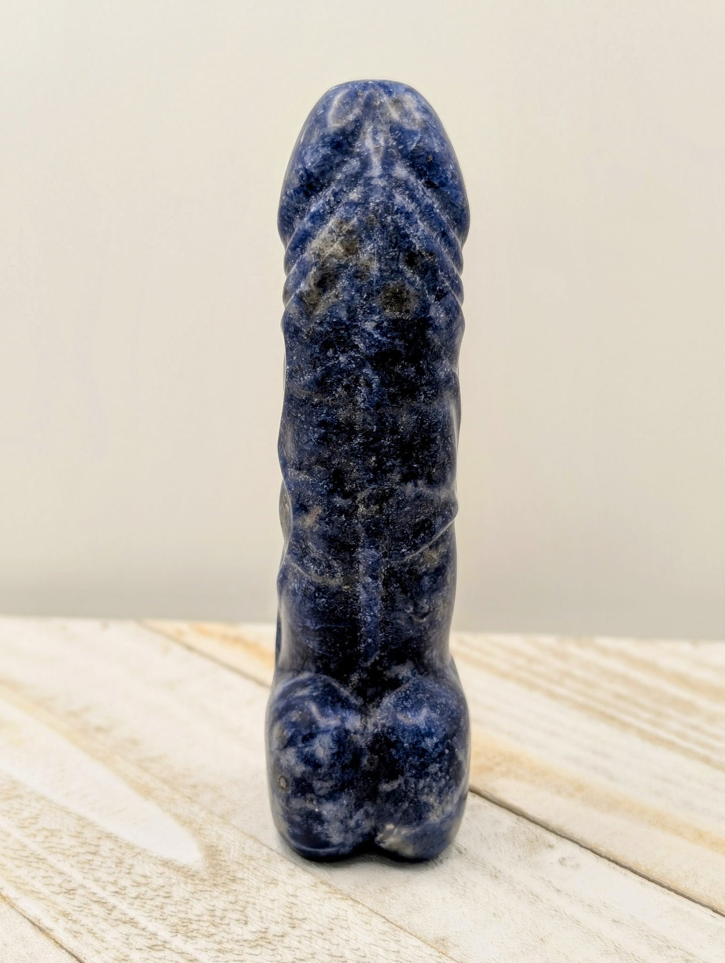 Crystal Carving, Large Phallus - Men's Penis (Garden Quartz, Sodalite, Rose Quartz, Zebra Jasper)