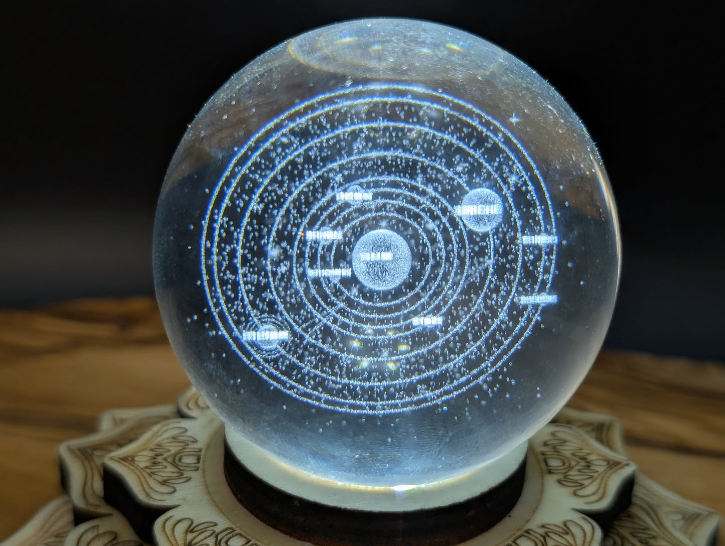Beautiful Glass Holographic Spheres
