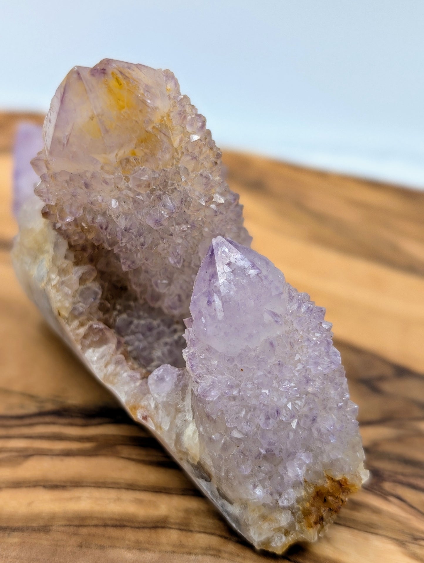 Spirit Quartz Amethyst Clusters