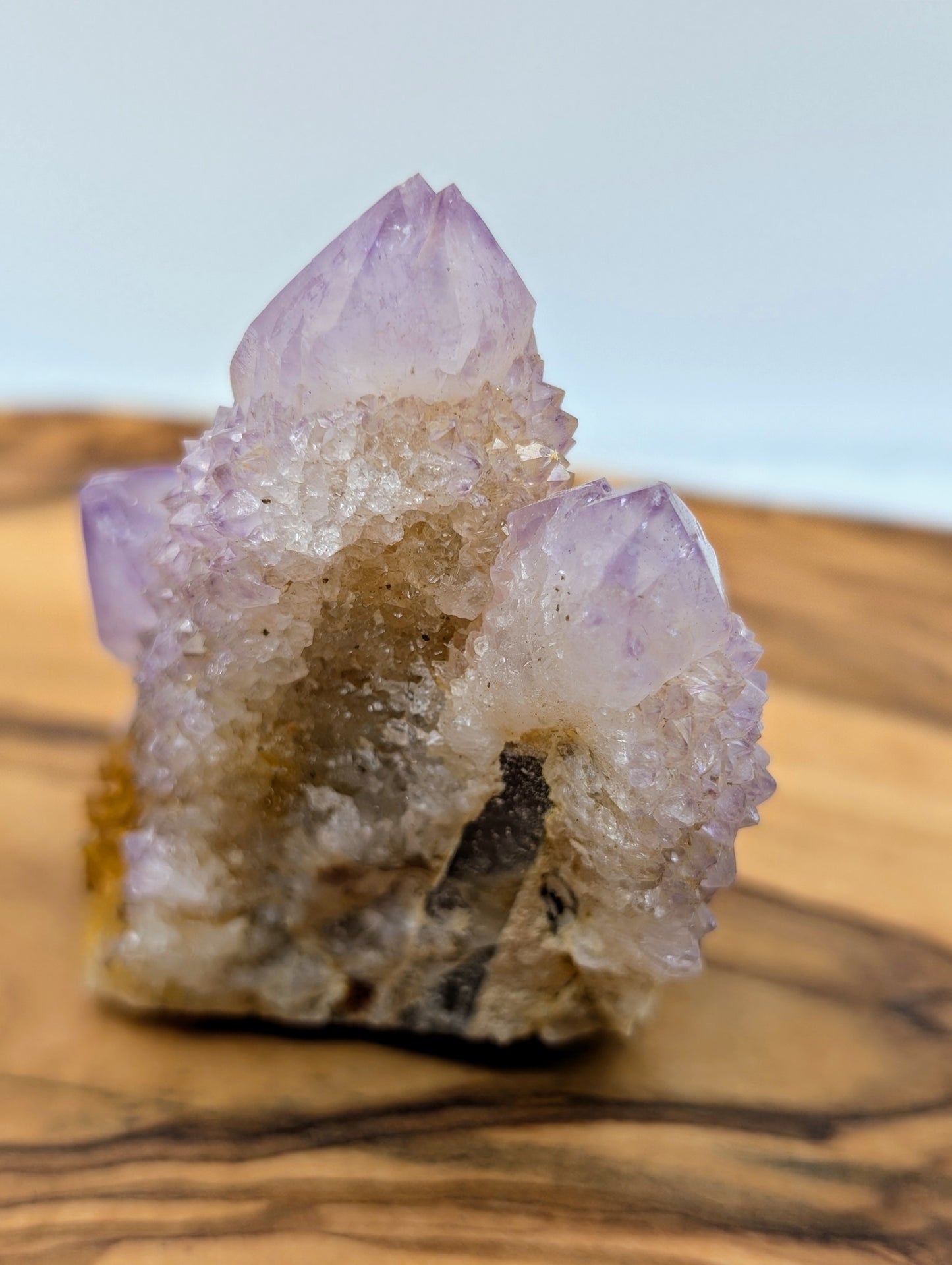 Spirit Quartz Amethyst Clusters