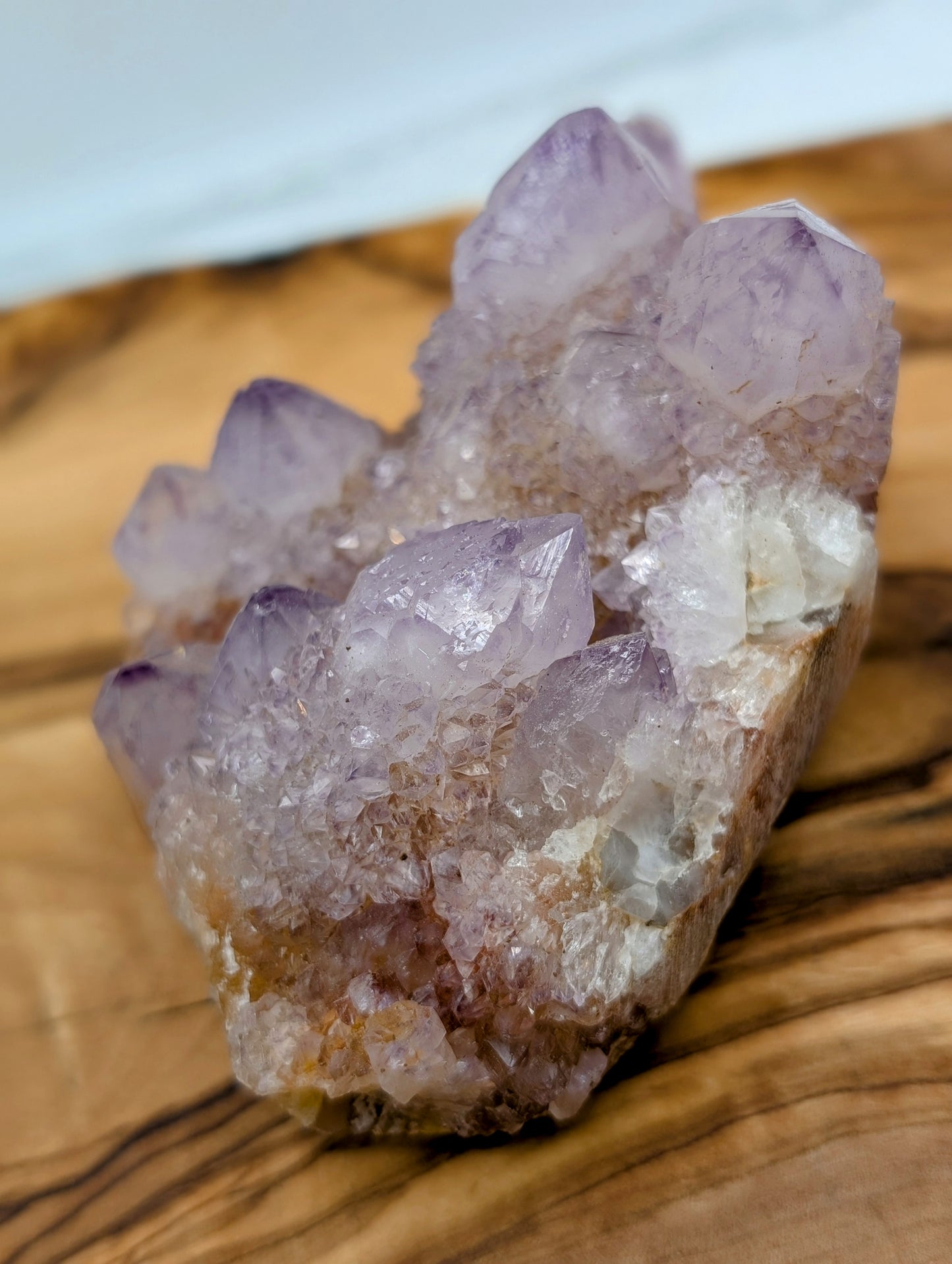 Spirit Quartz Amethyst Clusters