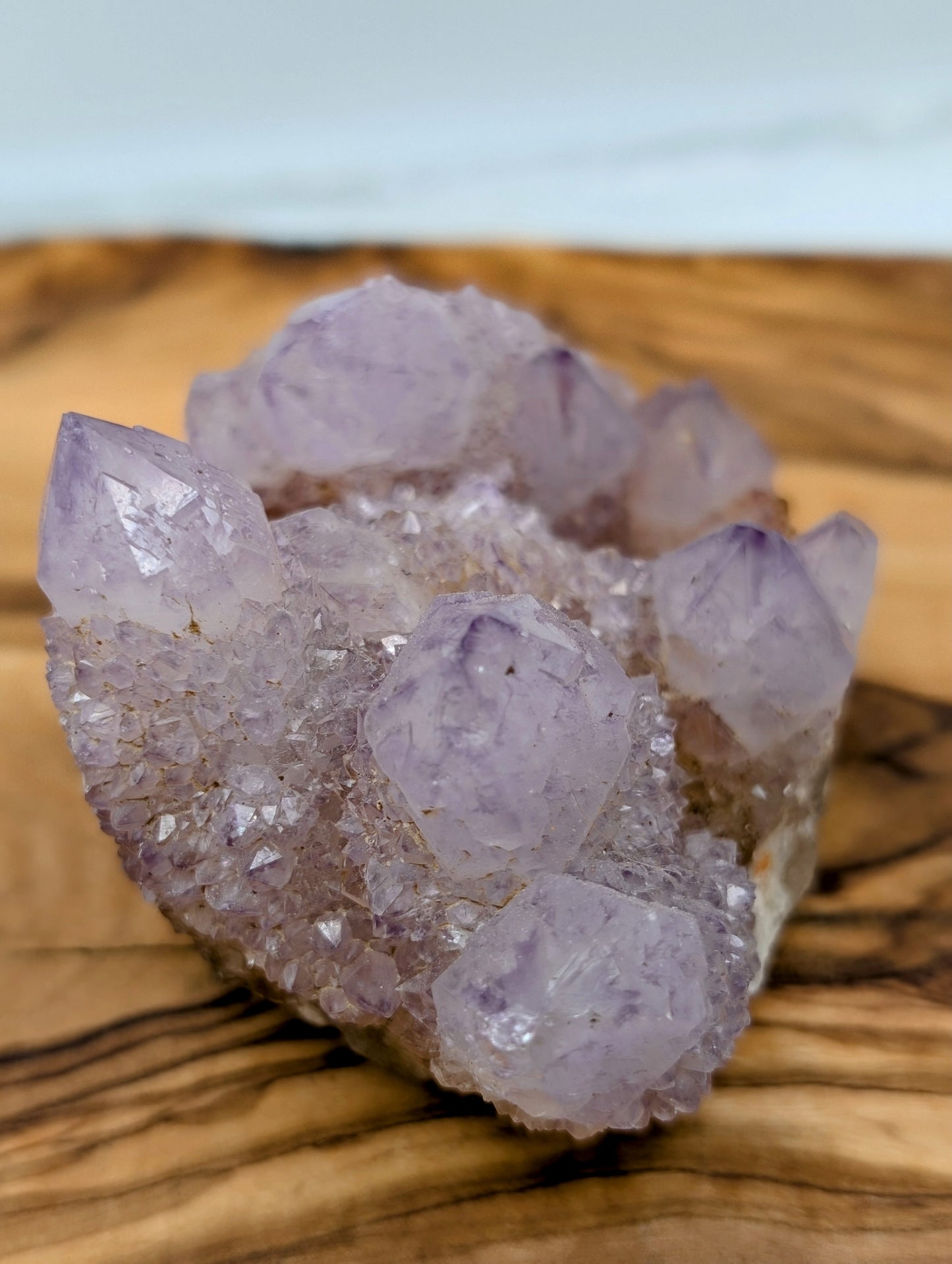 Spirit Quartz Amethyst Clusters