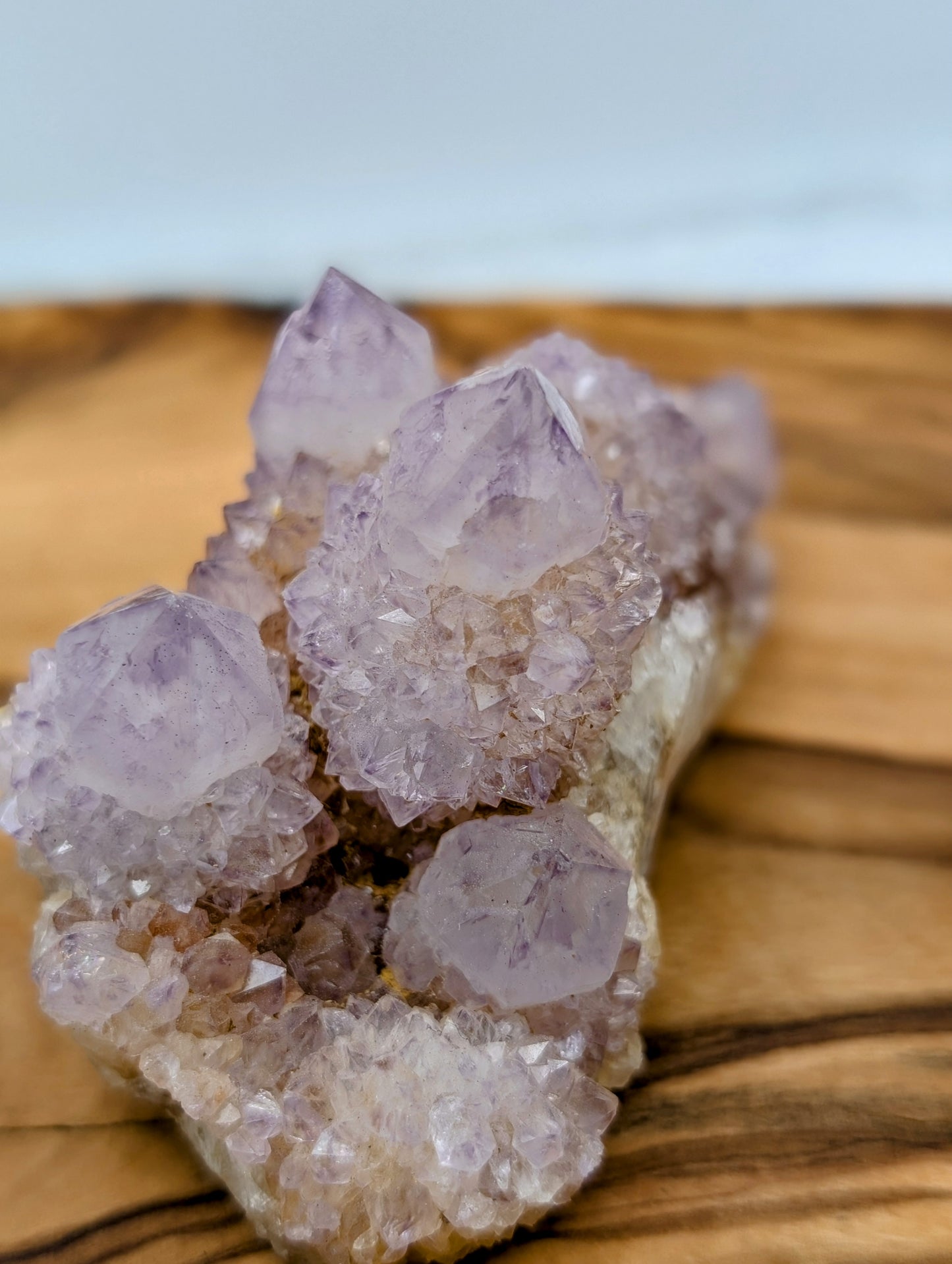 Spirit Quartz Amethyst Clusters