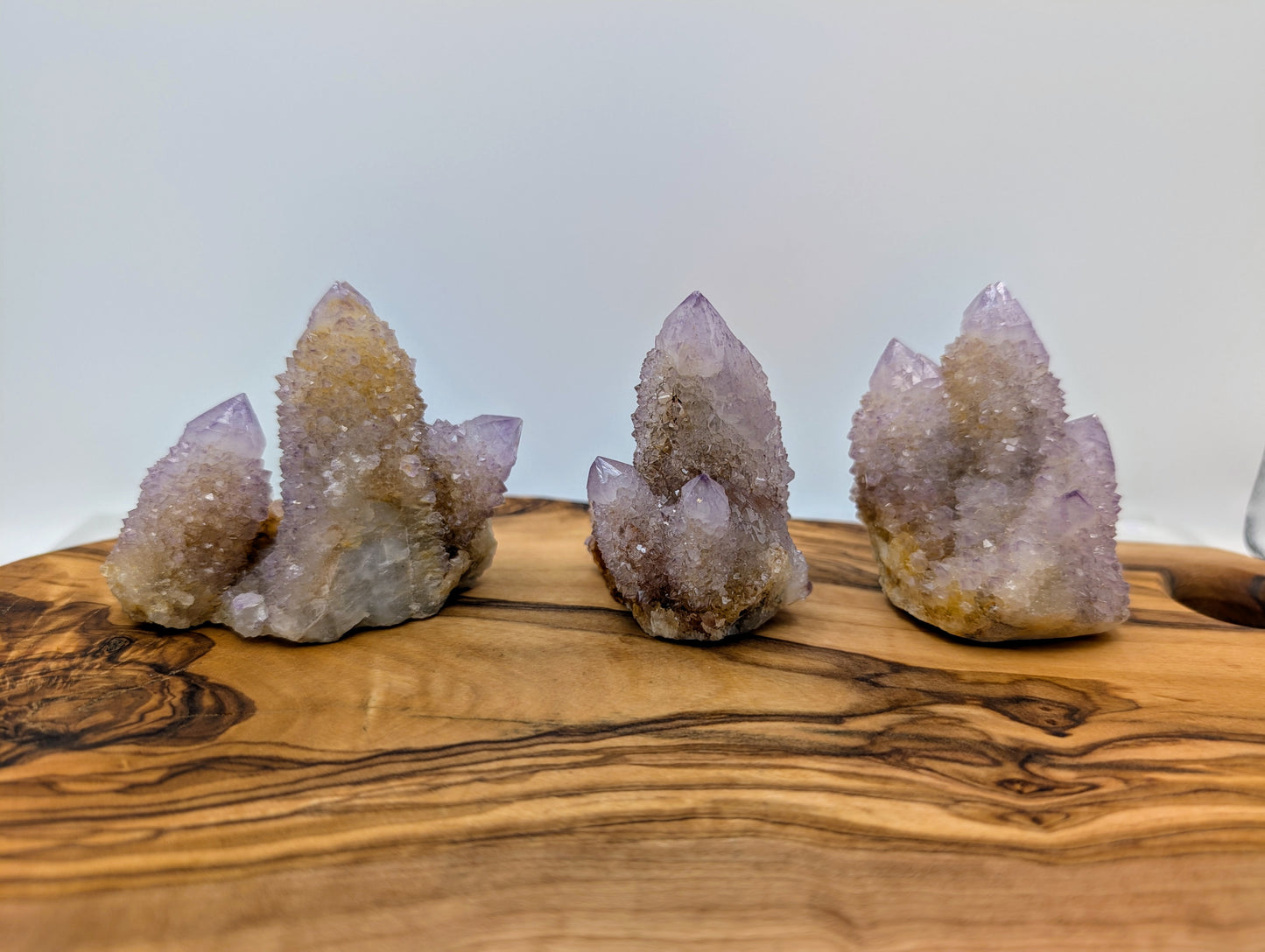 Spirit Quartz Amethyst Clusters