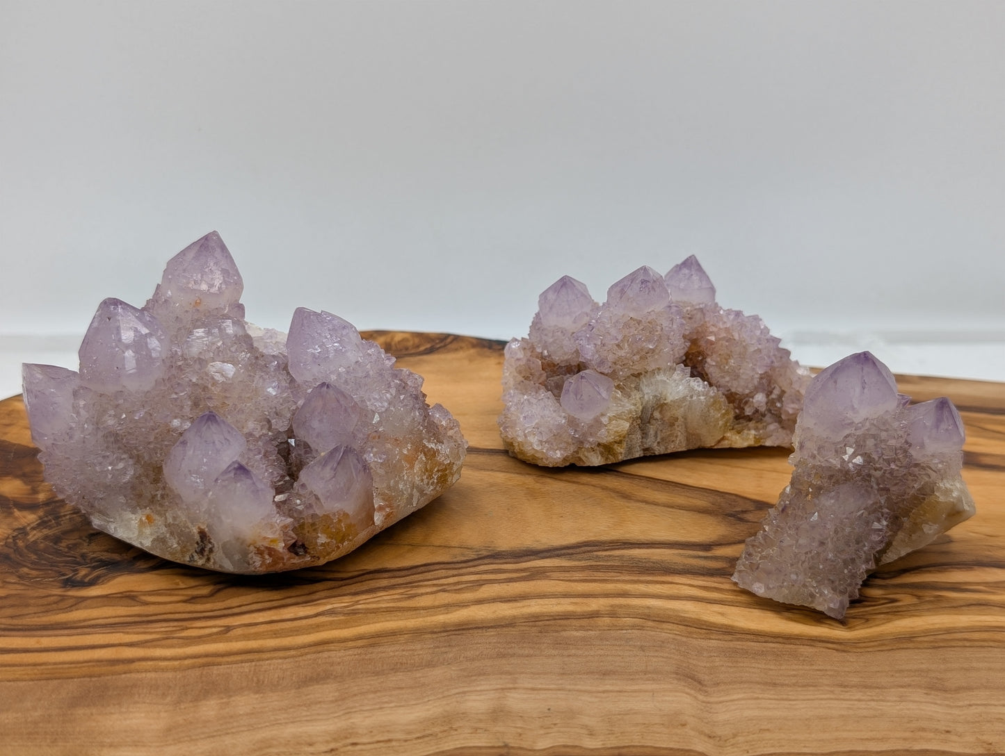 Spirit Quartz Amethyst Clusters