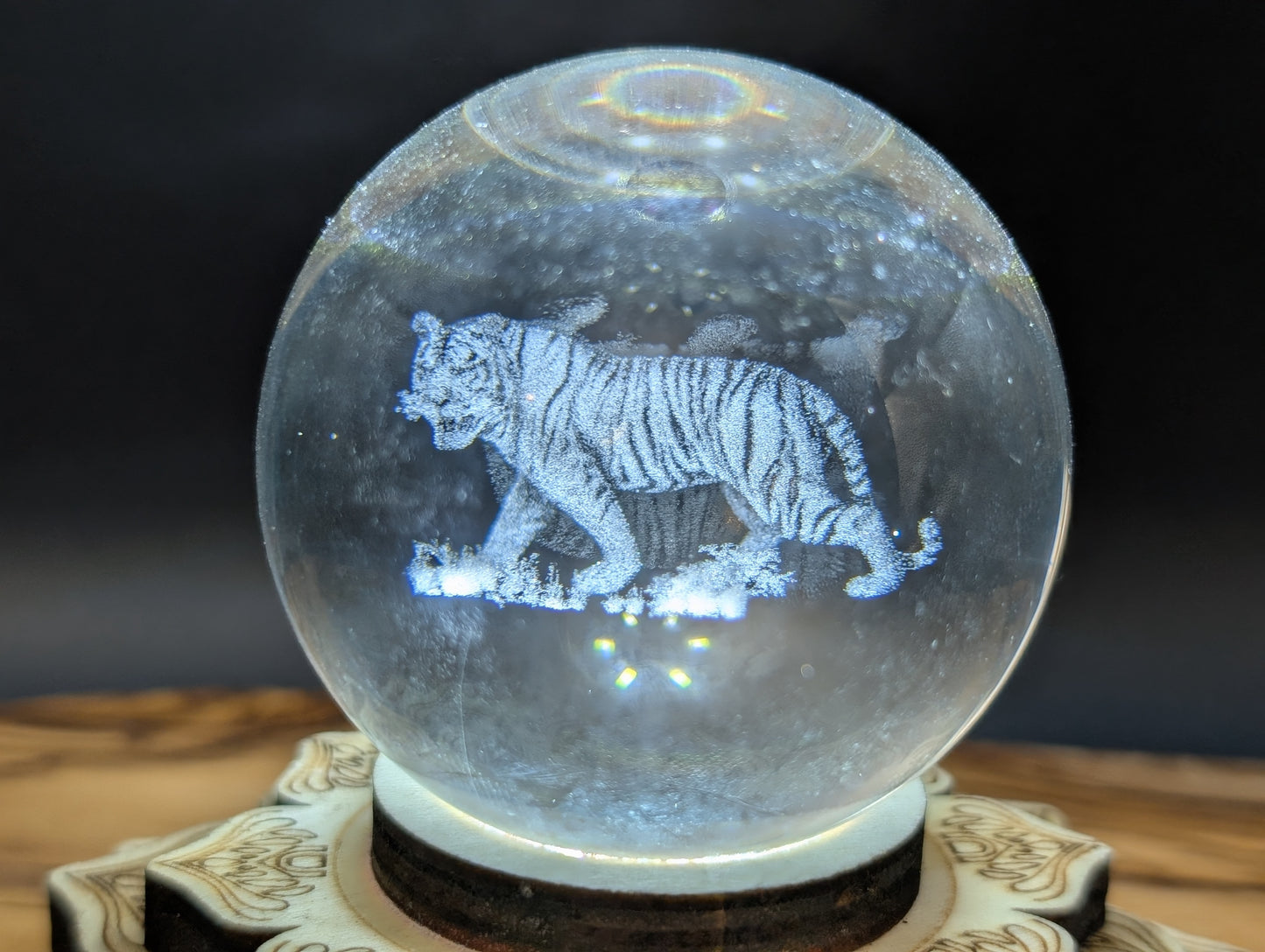 Beautiful Glass Holographic Spheres