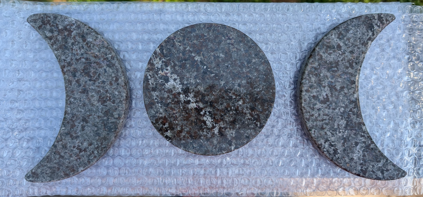 Triple Moon in Yooperlite - UV Reactive Set!